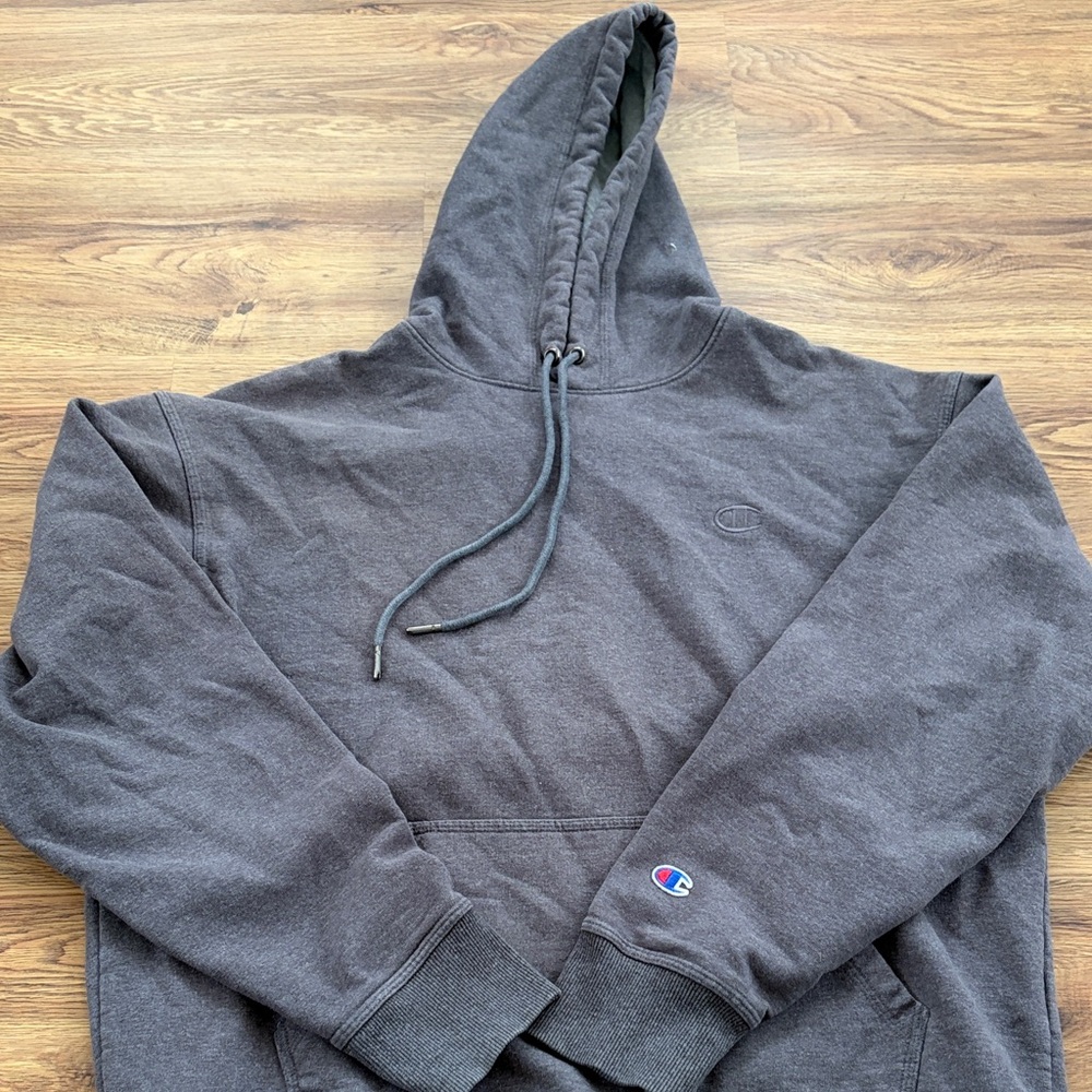 Champion Dark Gray Pullover Hoodie